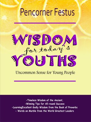 cover image of WISDOM FOR TODAY'S  YOUTH